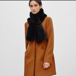 Babaton faux fur pull through scarf
